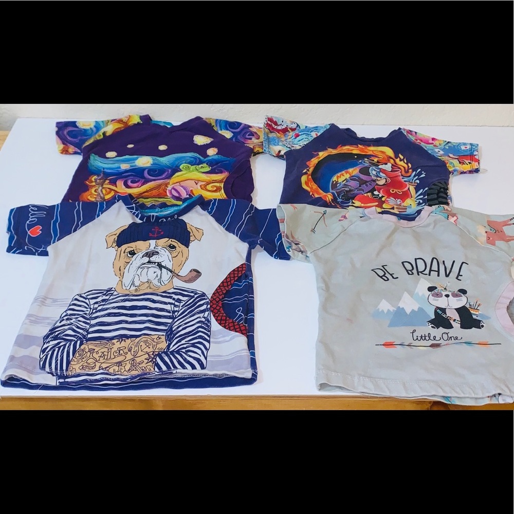 Blue Paws Shirts •SZ 2T